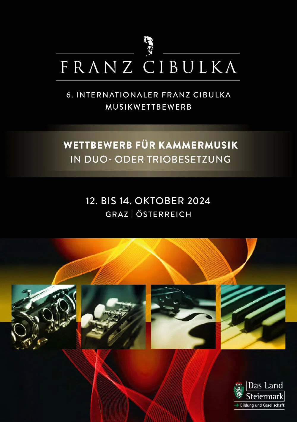 6. Franz Cibulka Musikwettbewerb für Kammermusik in Duo- oder Triobesetzung